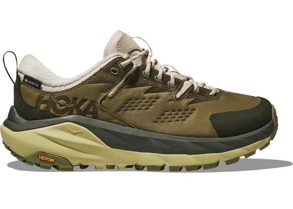 HOKA Men's Kaha Low GORE-TEX Hiking Shoes In Fennel/Eggnog 1 HOKA Men's Kaha Low GORE-TEX Hiking Shoes In Fennel/Eggnog