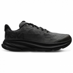 HOKA Kid's Clifton 9 Road Running Shoes In Black/Carbon Black
