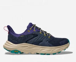 HOKA Men's Anacapa 2 Low GORE-TEX Hiking Shoes In Varsity Navy/Mountain Iris
