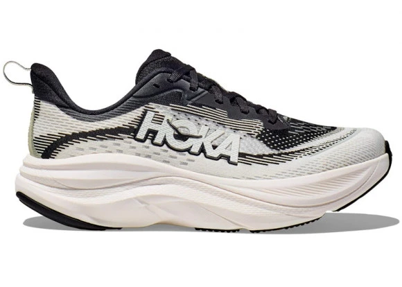 HOKA Women's Skyflow Road Running Shoes In Black/White 1 HOKA Women's Skyflow Road Running Shoes In Black/White