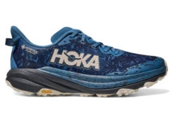 HOKA Men's Speedgoat 6 GORE-TEX Trail Shoes In Foggy Night/Charcoal Grey