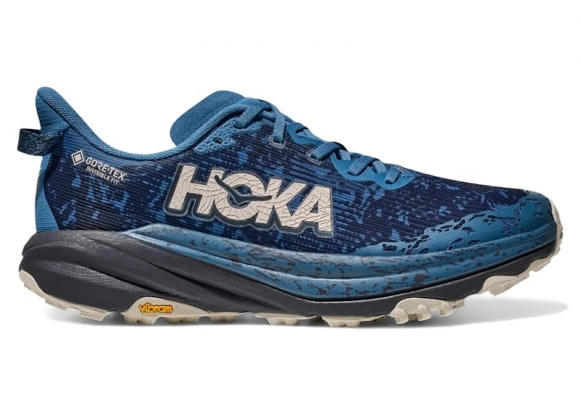 HOKA Men's Speedgoat 6 GORE-TEX Trail Shoes In Foggy Night/Charcoal Grey 1 HOKA Men's Speedgoat 6 GORE-TEX Trail Shoes In Foggy Night/Charcoal Grey