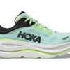 HOKA Men's Bondi 9 Road Running Shoes In Luna Moth/Blue Spark