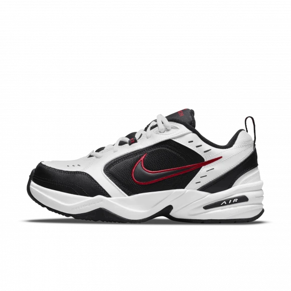 Nike Air Monarch IV 4E Wide White Red 1 Nike Air Monarch IV 4E Wide White Red