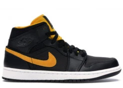 Nike Jordan 1 Mid Black University Gold