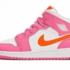 Air Jordan 1 Mid GS 'Pinksicle Orange'